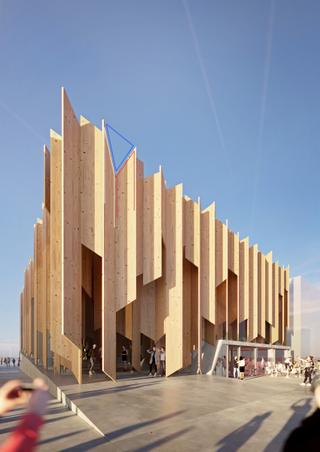 Lesní katedrála od A69 – Architektů
