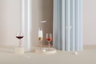 Collection Wine Tie Harrachov ©Glass Factory Harrachov, Adéla Havelková