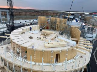 Strop nad auditoriem, ©Kancelář generálního komisaře, Česká centra