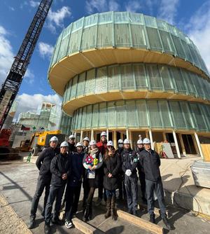The Daisue construction team and part of the Czech team for EXPO 2025 Czechia, ©Office of the Commissioner General, Czech Centres