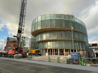 The Czech National Pavilion has taken its shape in Osaka in just six months, ©Office of the Commissioner General, Czech Centres