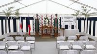Groundbreaking ceremony (položení základního kamene) a slavnost uklidnění božstev země ©Kancelář generálního komisaře, Česká centra 