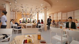Vizualizace restaurace českého národního pavilonu s křišťálovou instalací Crystal Grid z dílny Preciosa, ©Kancelář generálního komisaře, Česká centra
