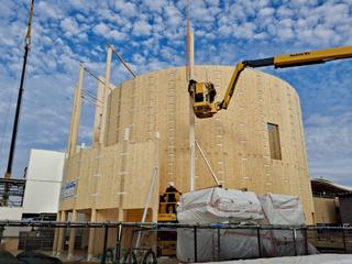 Konstrukce vnějšího pláště pavilonu ©Kancelář generálního komisaře, Česká centra