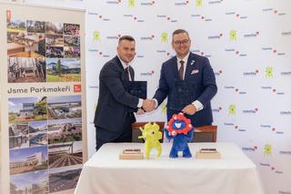 The agreement was signed by Jakub Kodr, Managing Director and Business Director of CTP and Ondřej Soška, Commissioner General of the Czech participation at EXPO 2025, ©Office of the Commissioner General, Czech Centres, Jan Herch