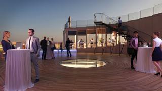 Based on the signed memorandum, the Business Lounge on the roof of the Czech National Pavilion will be renamed the CTP Lounge, ©Office of the Commissioner General, Czech Centres
