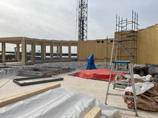 Konstrukce střešní terasy CTP Lounge, ©Kancelář generálního komisaře, Česká centra