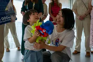 チェコ館は、万博終了の4日前に来場者150万人目を迎えました